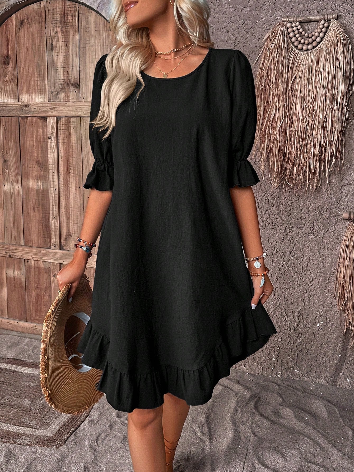Women's Summer Dress Tummy Covering