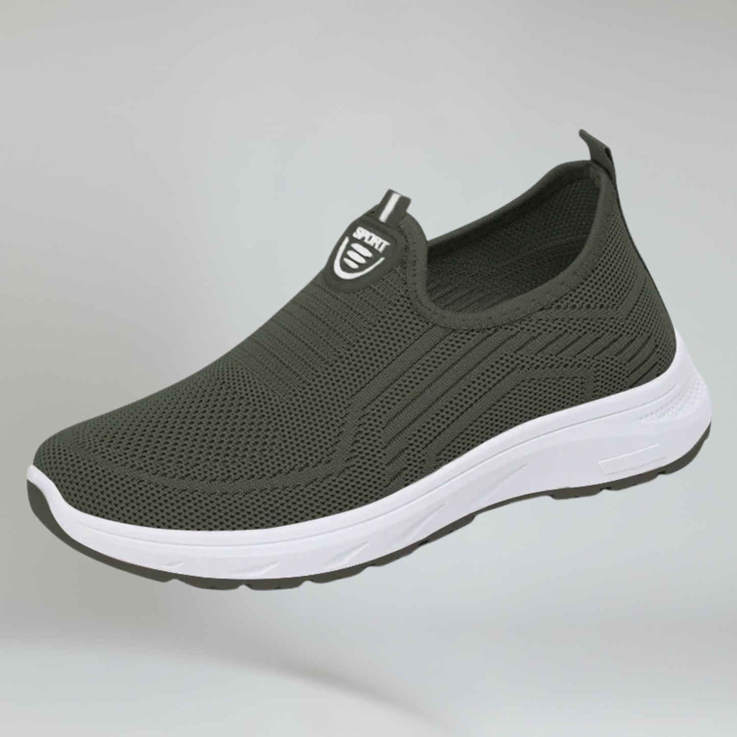Women’s Slip-On Walking Sneakers with Breathable Air Mesh and Rubber Outsole