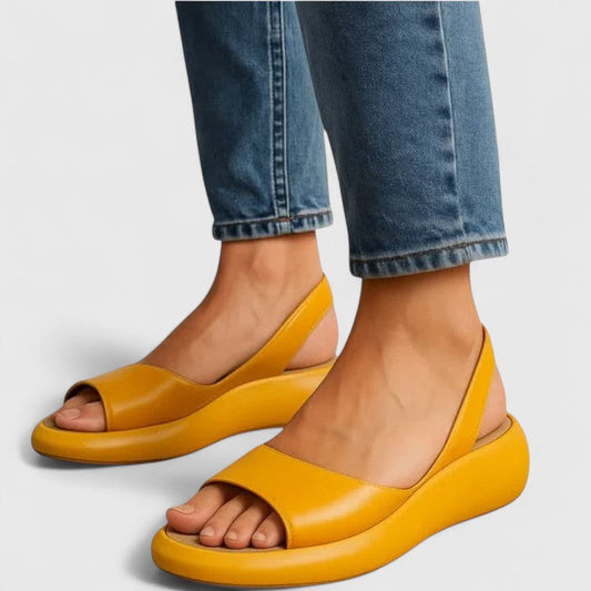 Women's Platform Wedge Slingback Sandals - Fashinoza