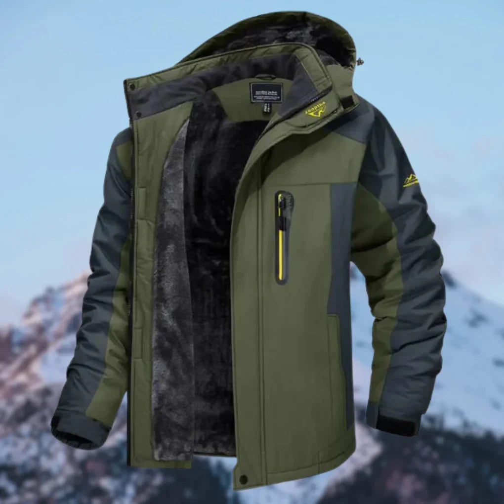 Men's Water-Resistant Winter Jacket Casual Style - Fashinoza