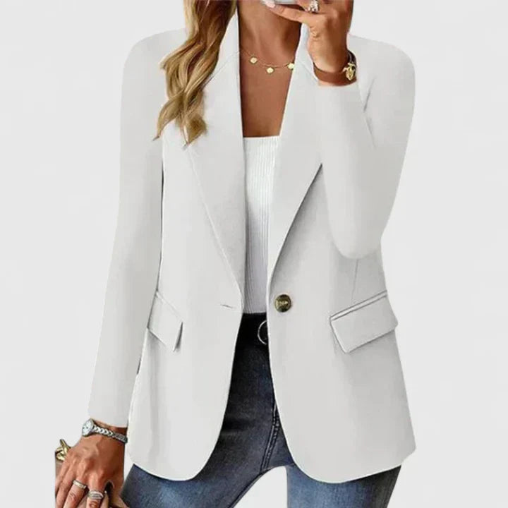 Women's Single Button Tailored Blazer