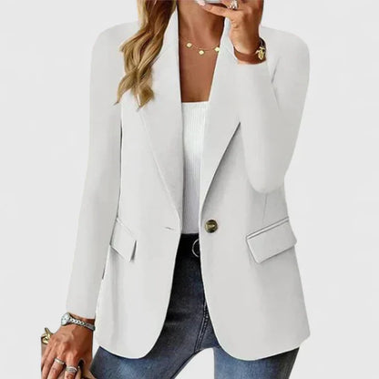 Women's Single Button Tailored Blazer