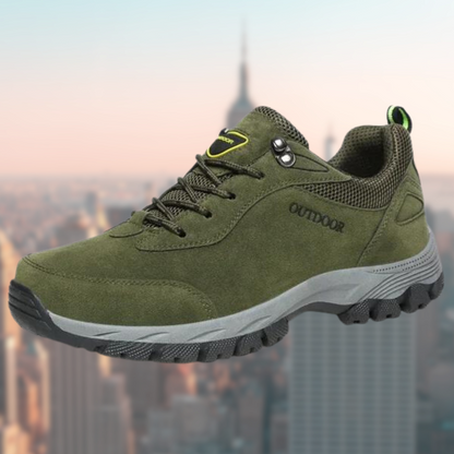Men's Orthopedic Hiking Shoes Waterproof Non-Slip Lace-Up Outdoor Walking Sneakers