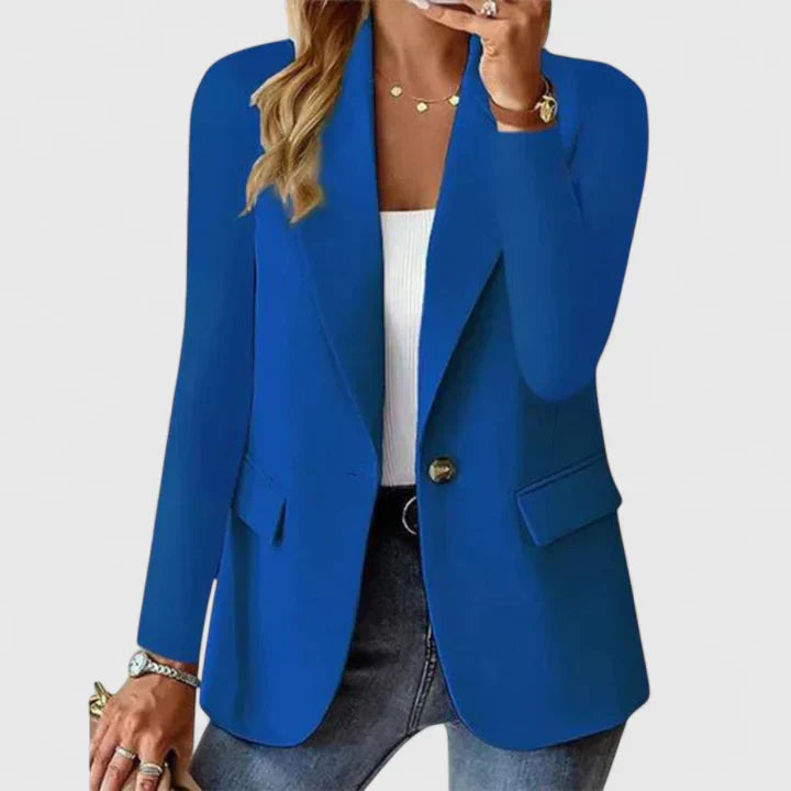 Women's Single Button Tailored Blazer