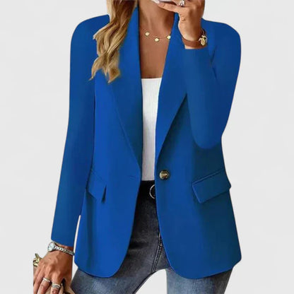Women's Single Button Tailored Blazer