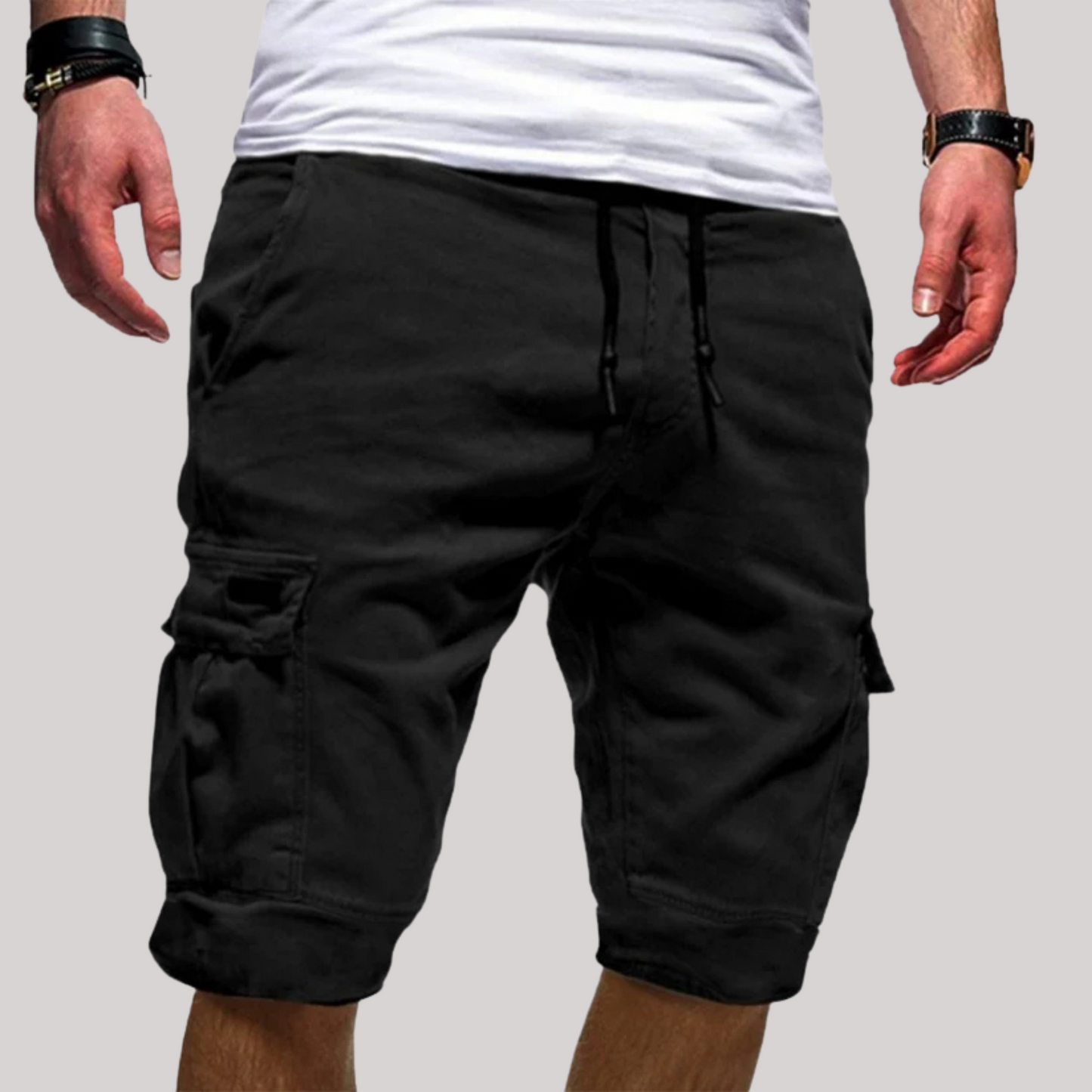 Ralph Men's Cargo Shorts Drawstring Comfortable