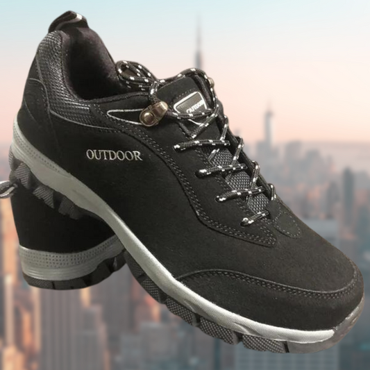 Men's Orthopedic Hiking Shoes Waterproof Non-Slip Lace-Up Outdoor Walking Sneakers