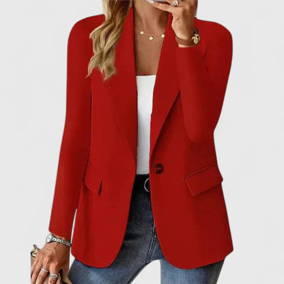 Women's Single Button Tailored Blazer