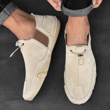 Men's Slip On Shoes Elastic Sides Casual - Fashinoza