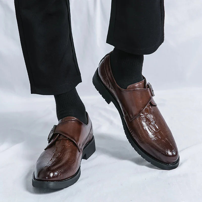 Men's Zenvor Genuine Leather Shoes