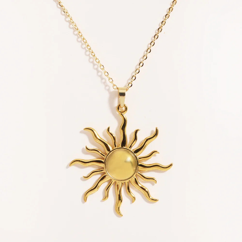 Aurora Spiral Sun Pendant