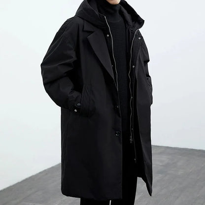 Grant | Men’s Hooded Utility Long Coat