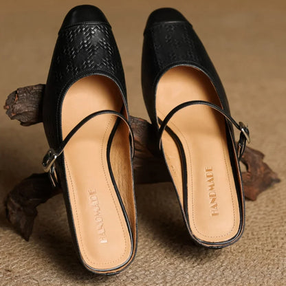 Women's Genuine Leather Mules