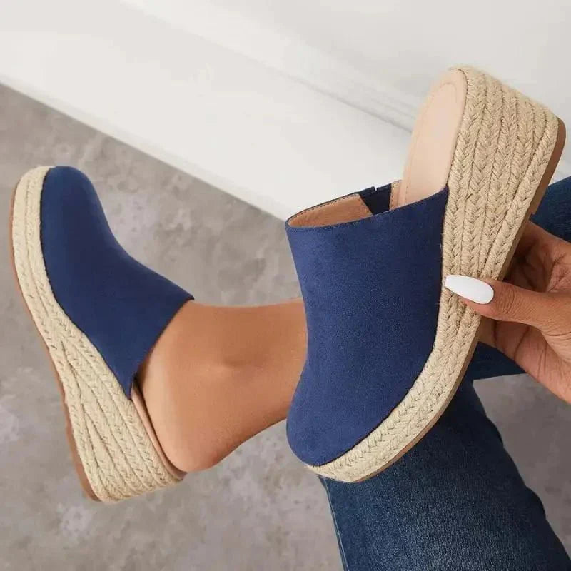 Casual Orthopedic Wedge Mule Sandals