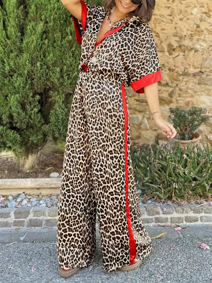 Women's Two Piece Collared Set