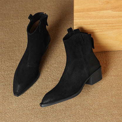Women's Ankle Boots Block Heel Design
