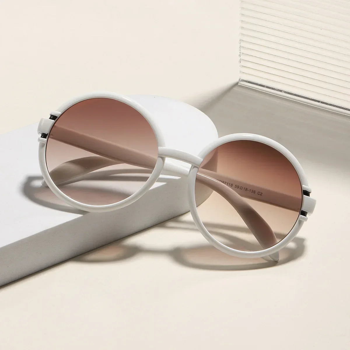 Round Prima Sunglasses - 
Fashinoza