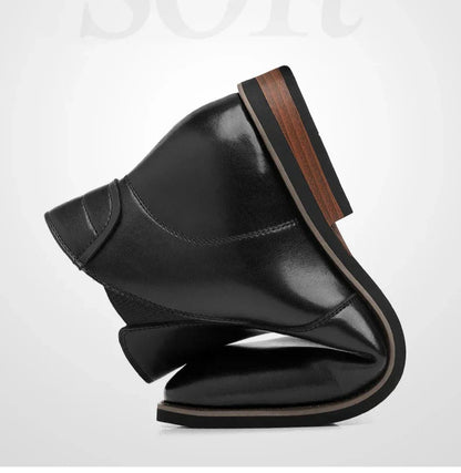 Lucciano Men's Leather Chelsea Boots