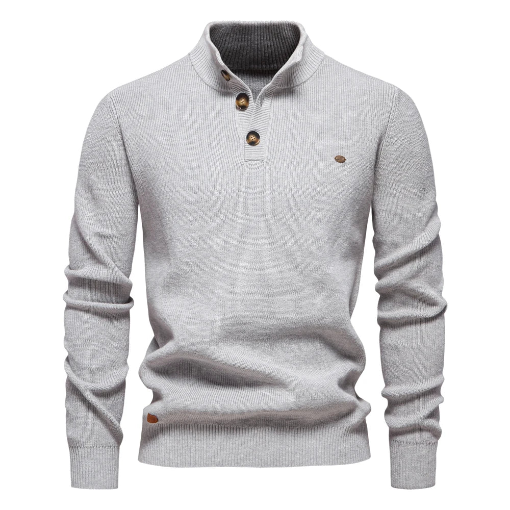 Women's Buttoned Sweater Maple Wood