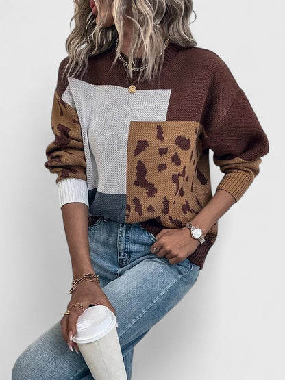 Women's Block Panel Sweater