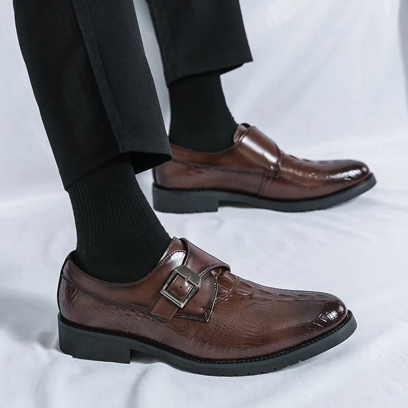 Men's Zenvor Genuine Leather Shoes