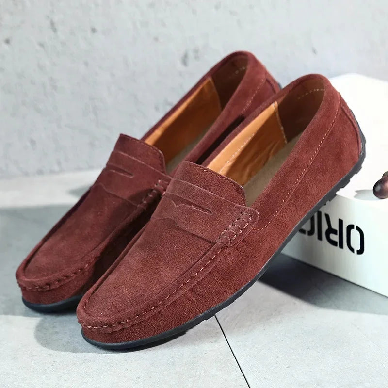 Men's Soft Loafers Comfortable Slip On Shoes