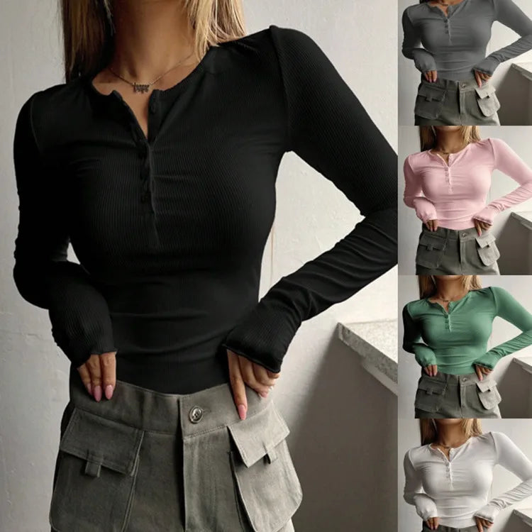 Men's Minimalist Henley Shirt