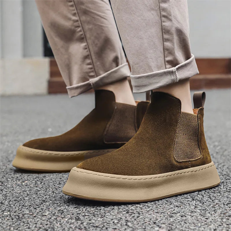 Marco Men's Suede Chelsea Boots