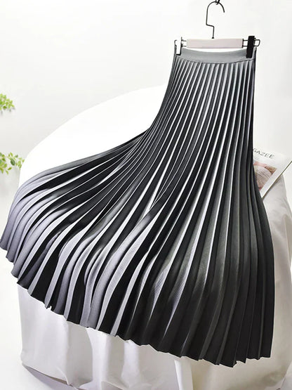 Bella | Women’s Spring Pleated Maxi Skirt