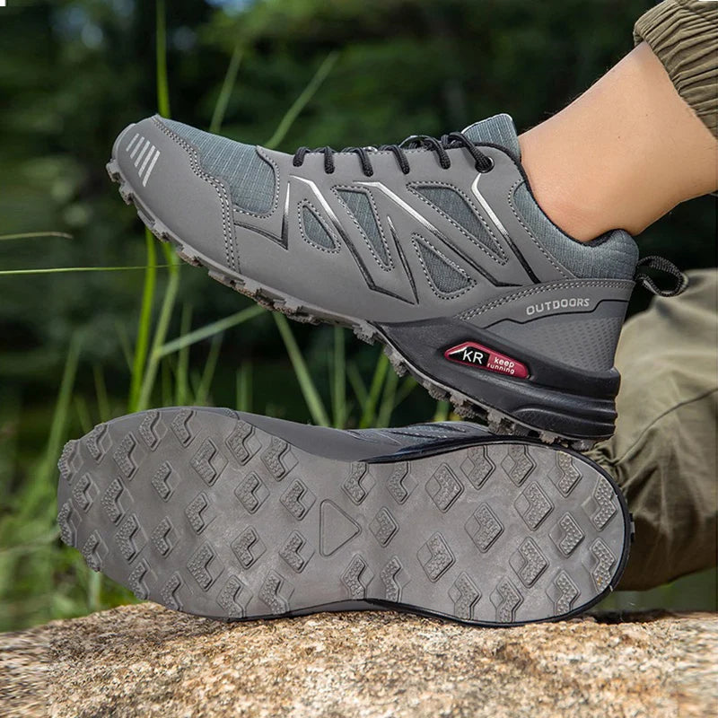 Orthopedic Men's Waterproof Hiking Shoes Non-Slip All-Terrain Outdoor Trekking Boots