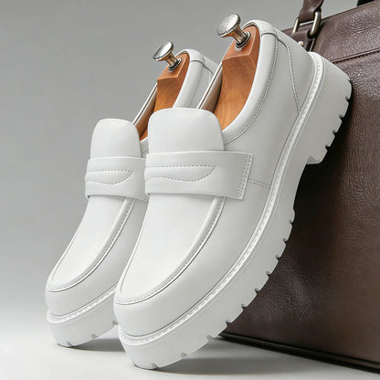 Men's Leather Loafers - 
Fashinoza