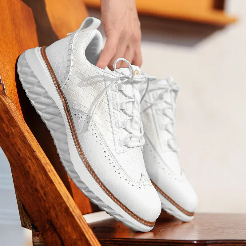 Textured Cushioned Sneakers