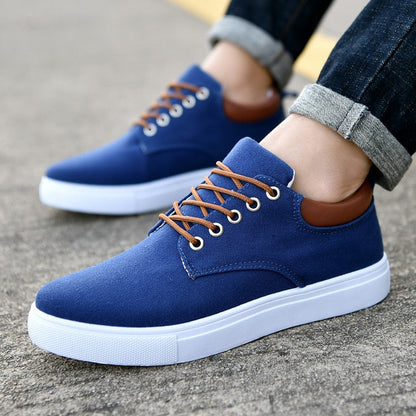 Men’s Two-Tone Lace-Up Sneakers
