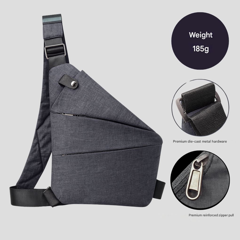 Crossbody Travel Bag Lightweight Anti-Theft Organizer - Fashinoza