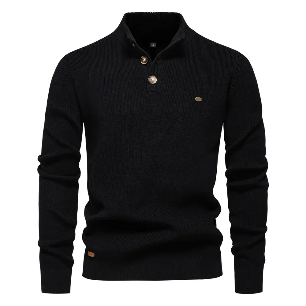 Women's Buttoned Sweater Maple Wood