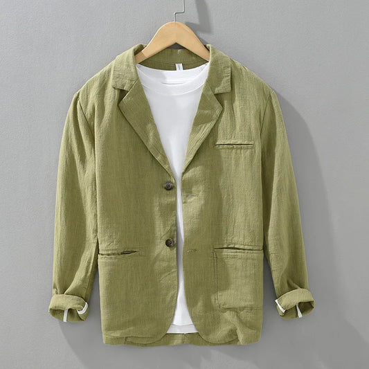 Meadow Linen Blazer - 
Fashinoza