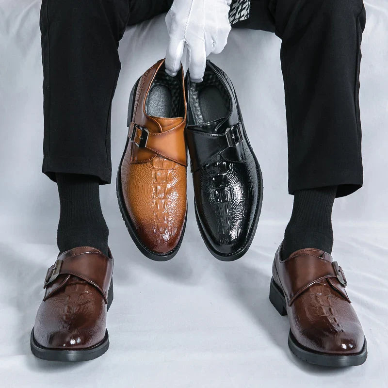Men's Zenvor Genuine Leather Shoes
