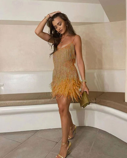 Lena - Glamorous Sequin Cocktail Dress