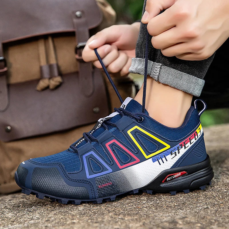 Men's Orthopedic Cycling Shoes Non-Slip Outdoor Cross-Country Trekking Sneakers