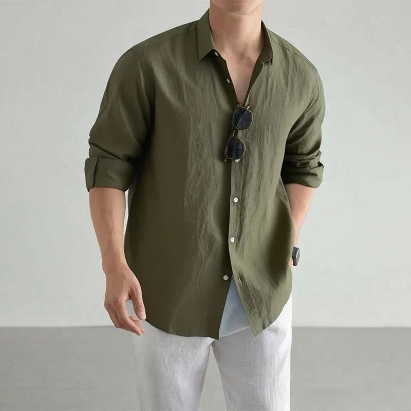 Berkleey Men's Linen Shirt