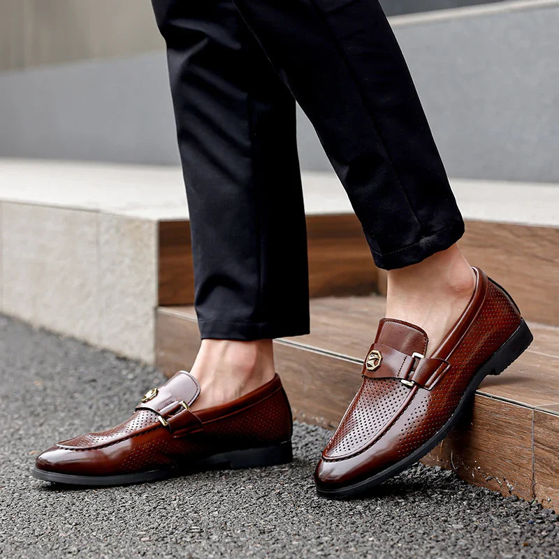 Valenco Men's Leather Loafers