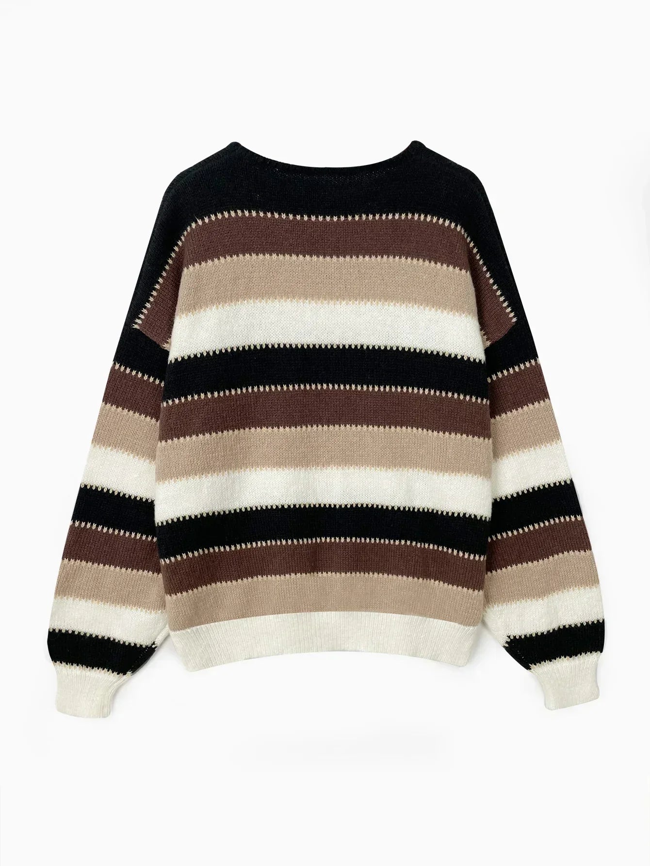 Women's Striped Sweater Loose Fit