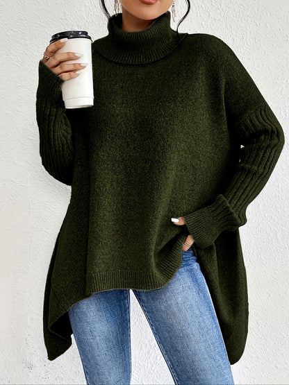 Gabriella | Women’s Relaxed Turtleneck Knit Sweater