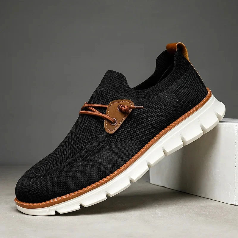 Men's Slip-On Sneakers Lightweight Breathable Cushioned Sole - Fashinoza