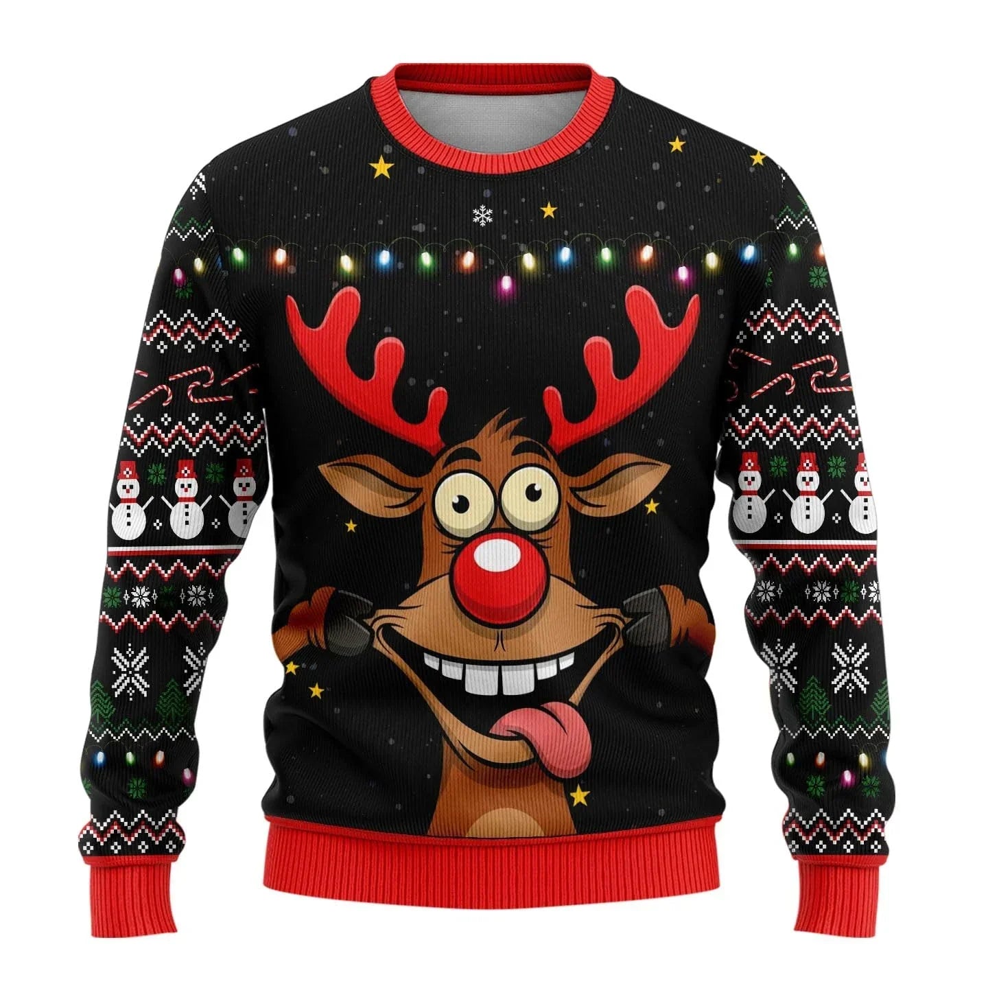 Marcus | Men Spring Graphic Crew Sweater