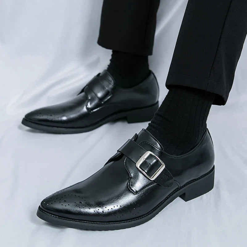 Men's Bucklor Genuine Leather Shoes