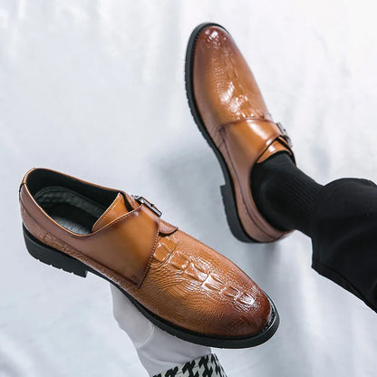 Men's Zenvor Genuine Leather Shoes