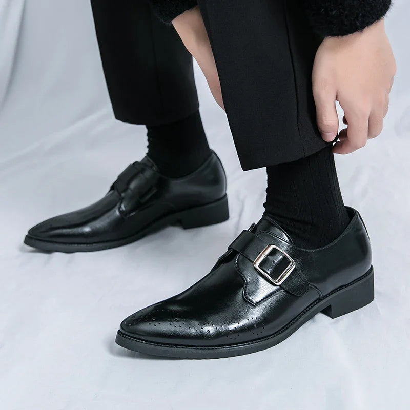 Men's Bucklor Genuine Leather Shoes