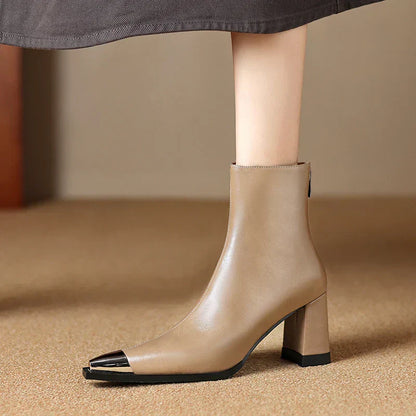 Women's Ankle Boots Toe Cap