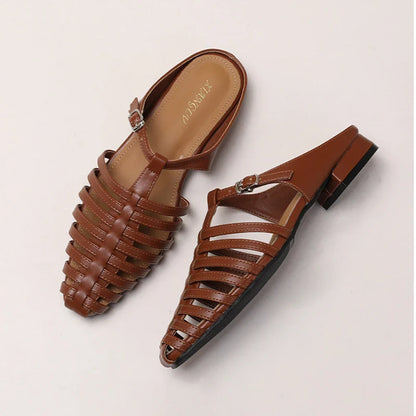 Women's Buckle Flat Shoes